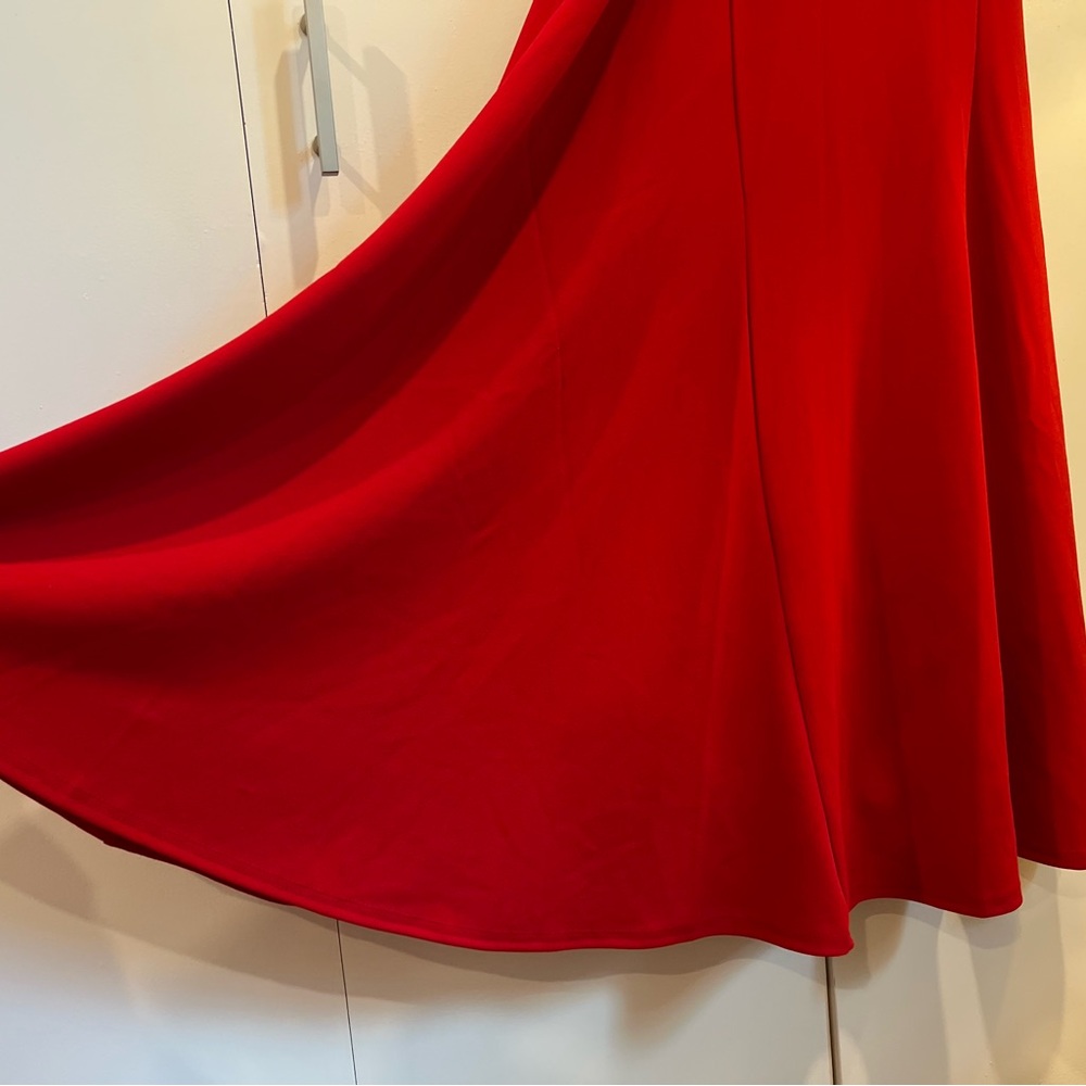 Lulus Red Perfect Opportunity Ruffle Maxi Dress - Small New with Tags - Picture 8 of 16